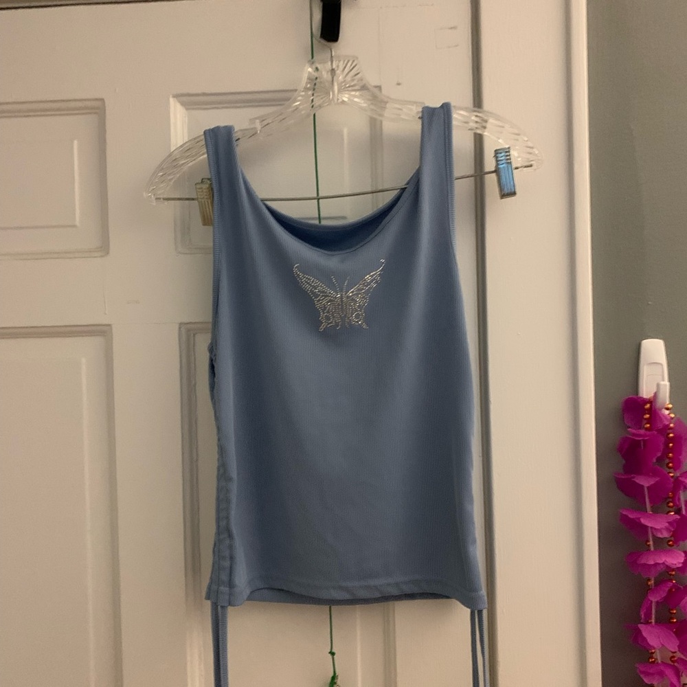 Butterfly Y2K inspired tank